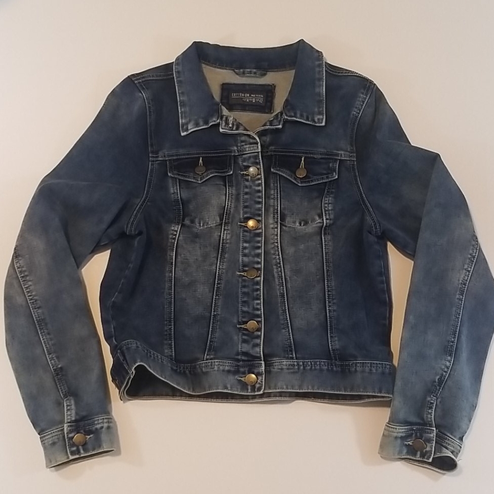 Cotton on denim jacket